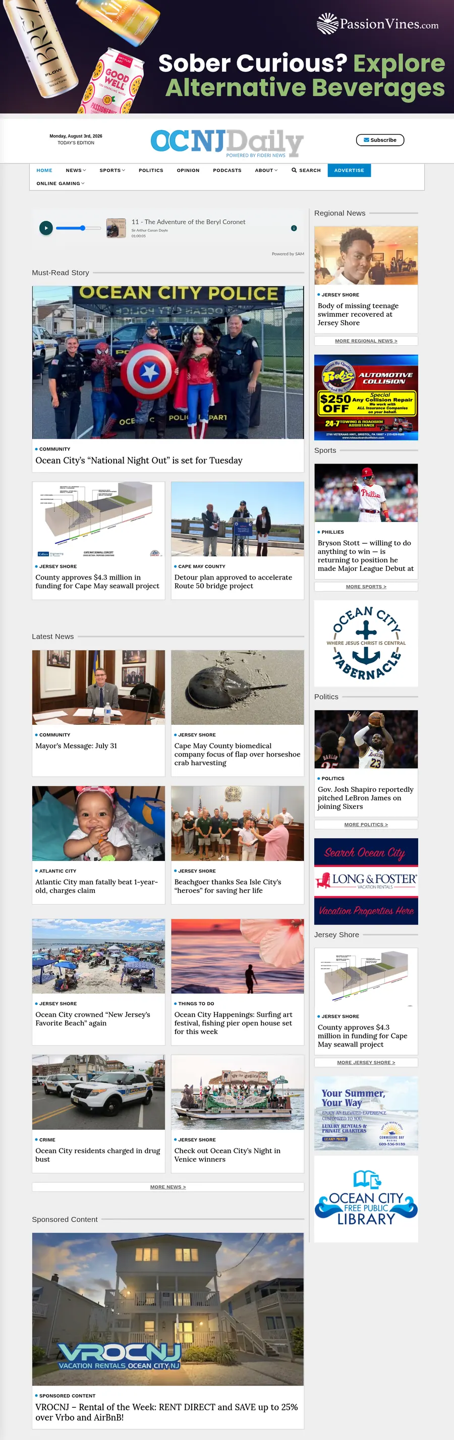 Ocnjdaily.com önizleme