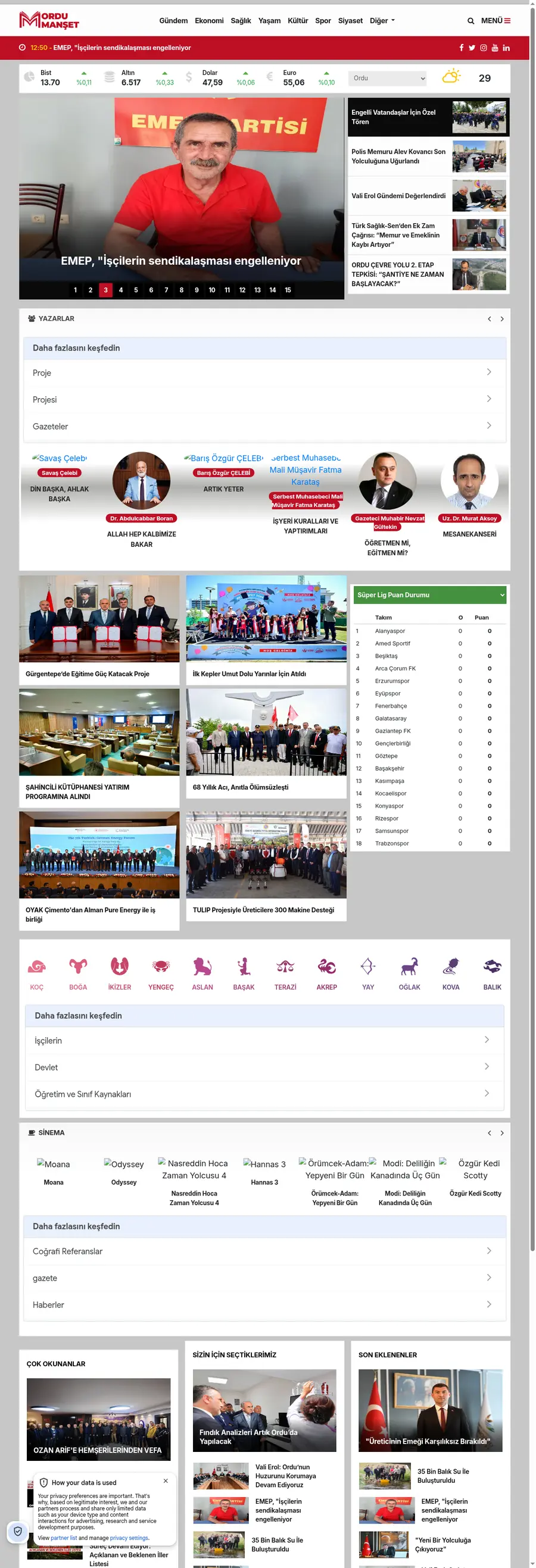 Ordumanset.com önizleme