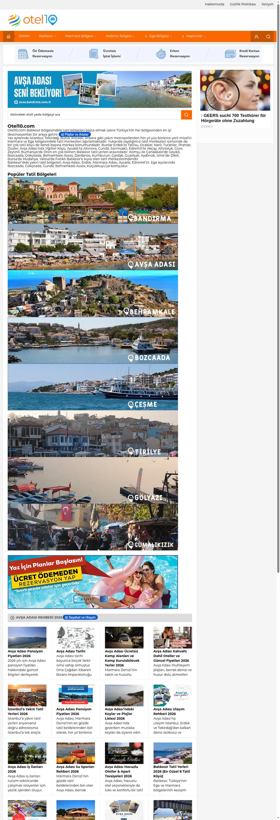 Otel10.com önizleme