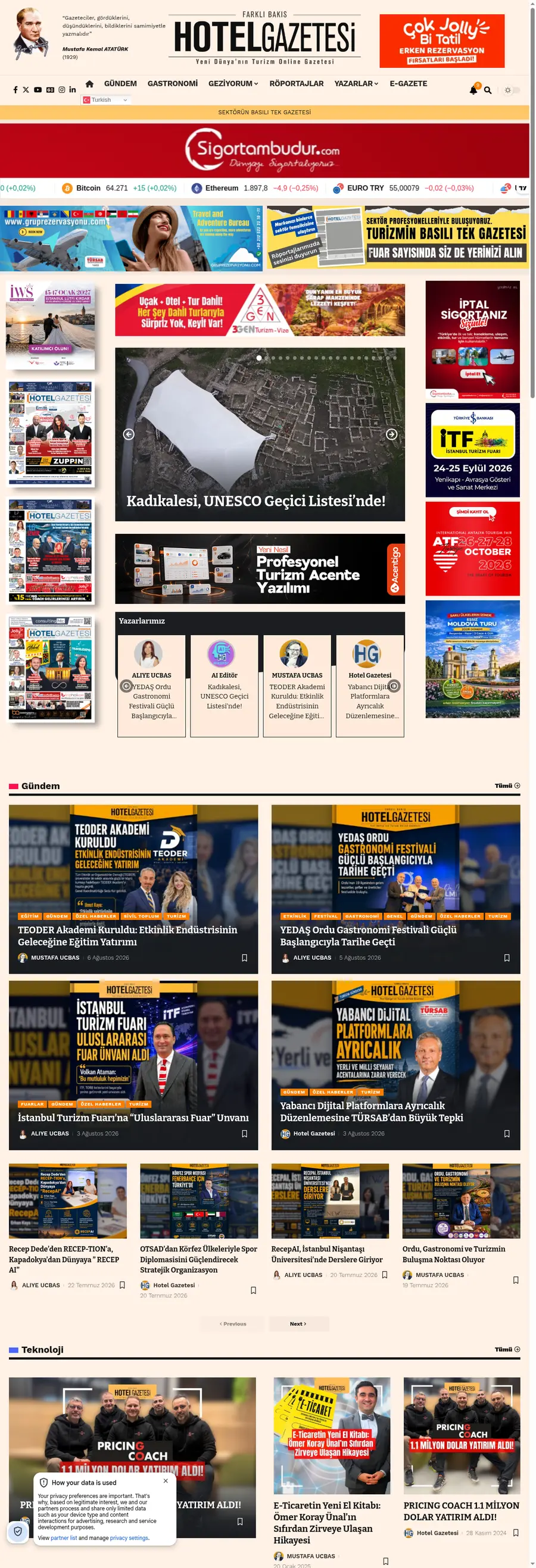 Otelgazetesi.com önizleme