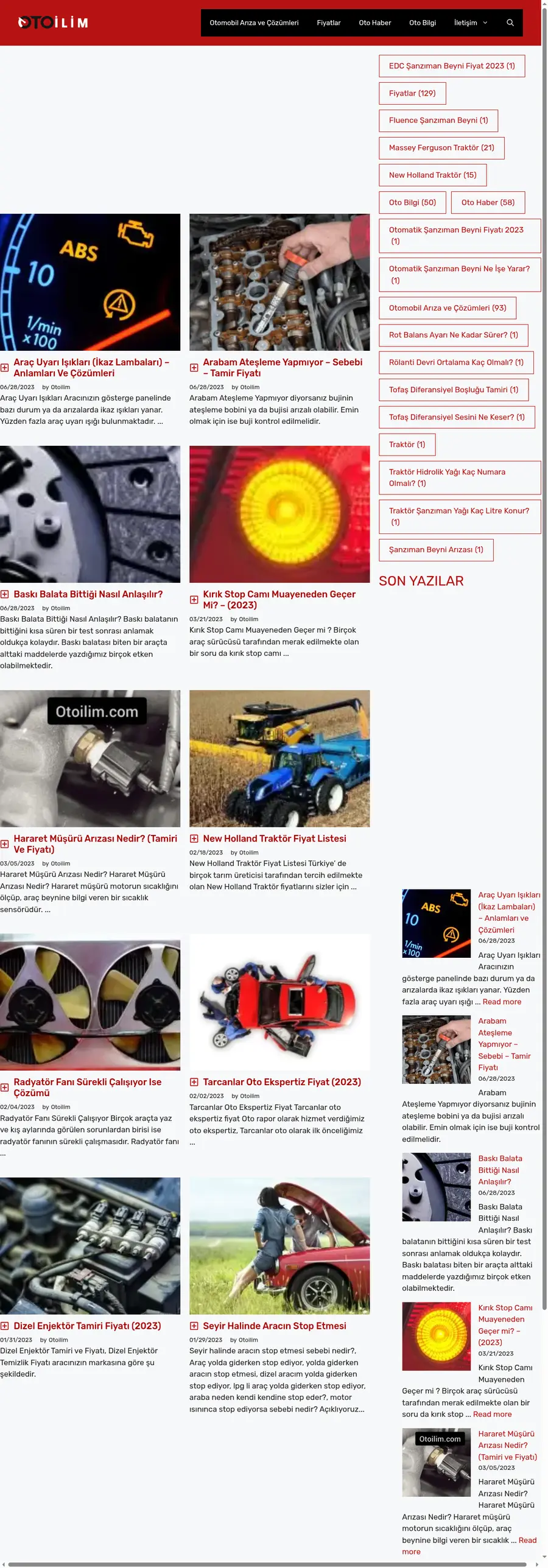 Otoilim.com önizleme