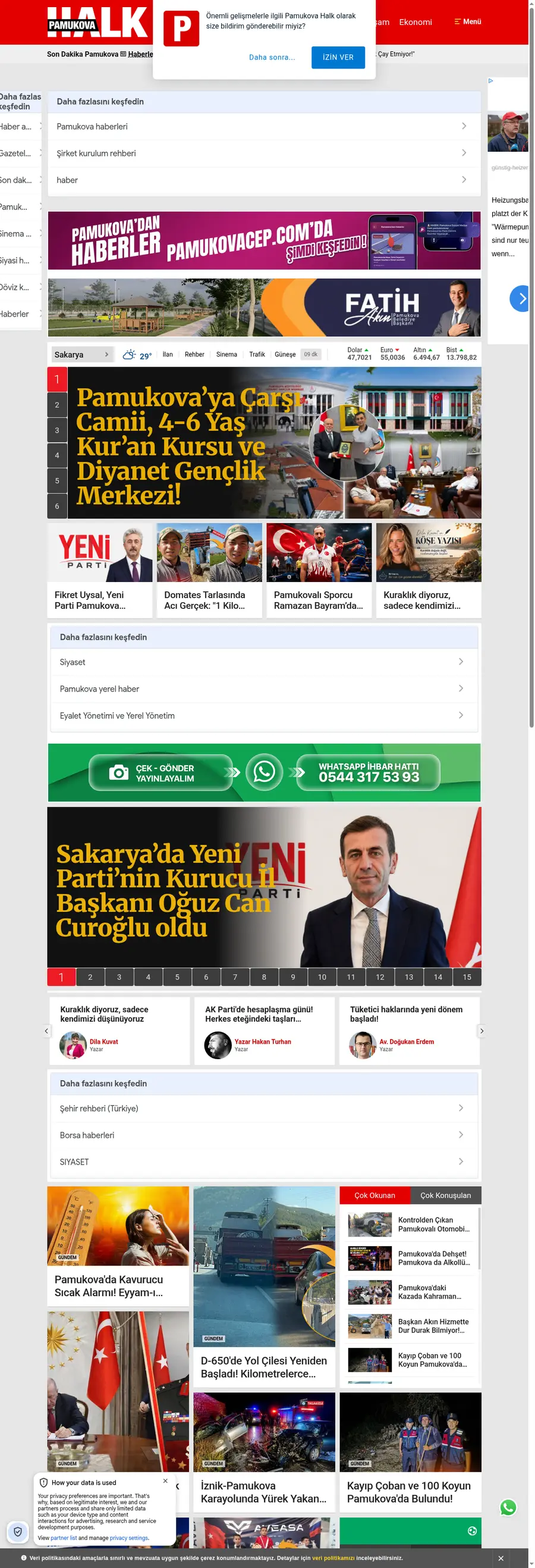 Pamukovahalk.com önizleme