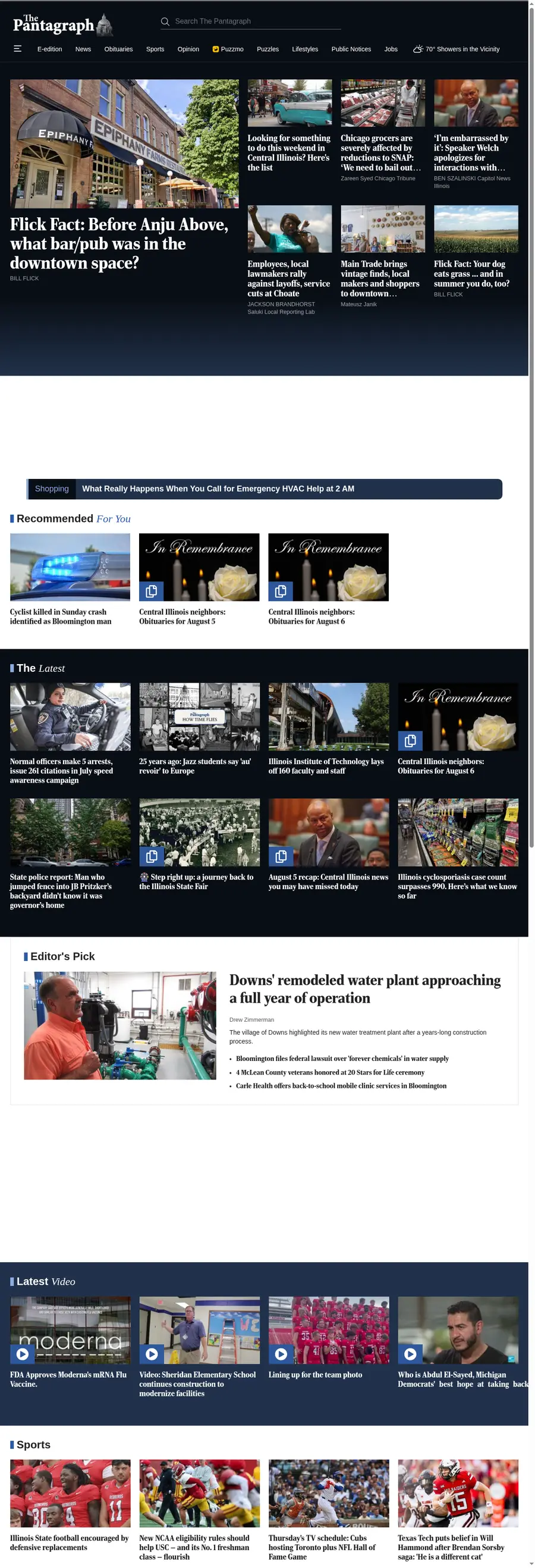 Pantagraph.com önizleme
