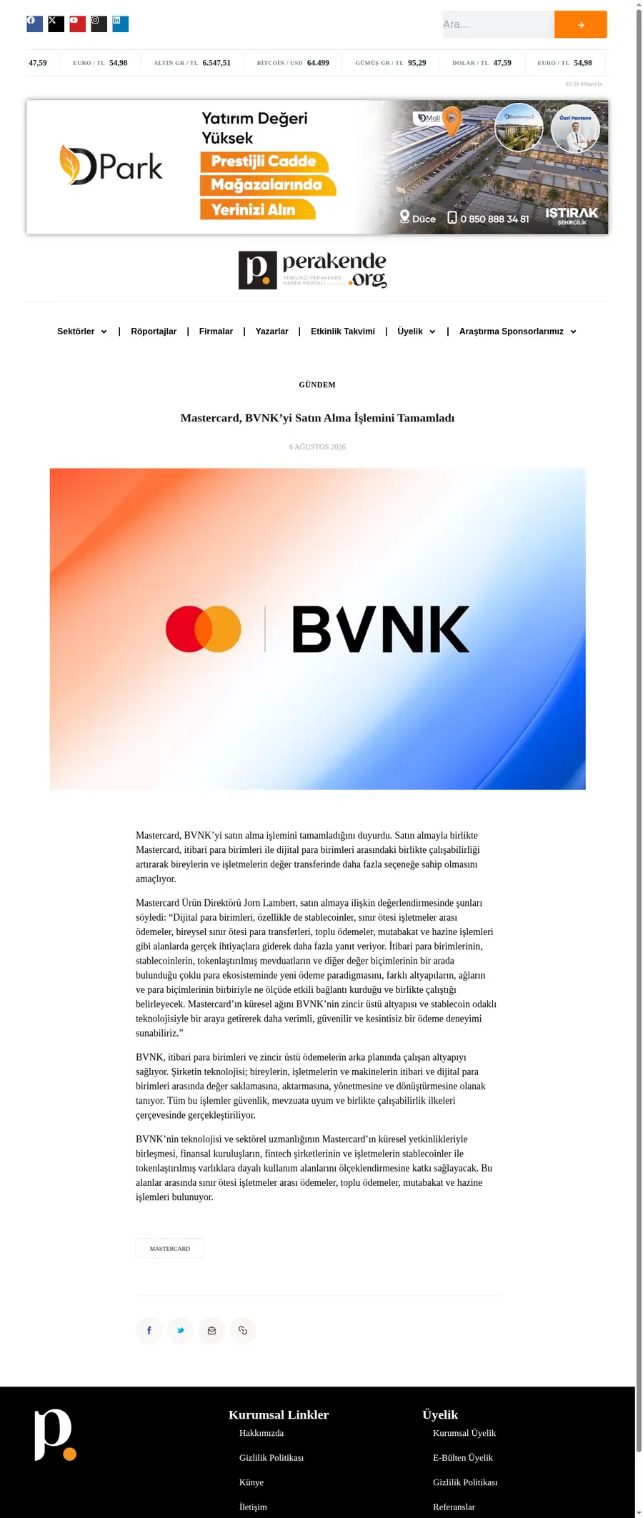 Perakende.org önizleme