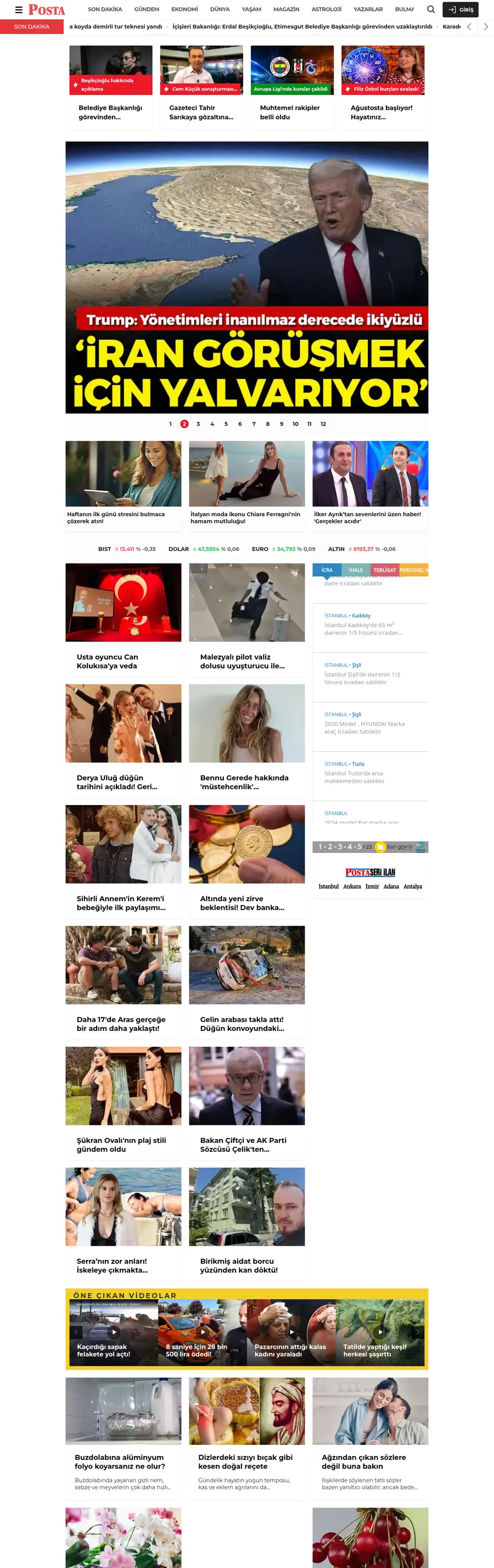 Posta.com.tr önizleme