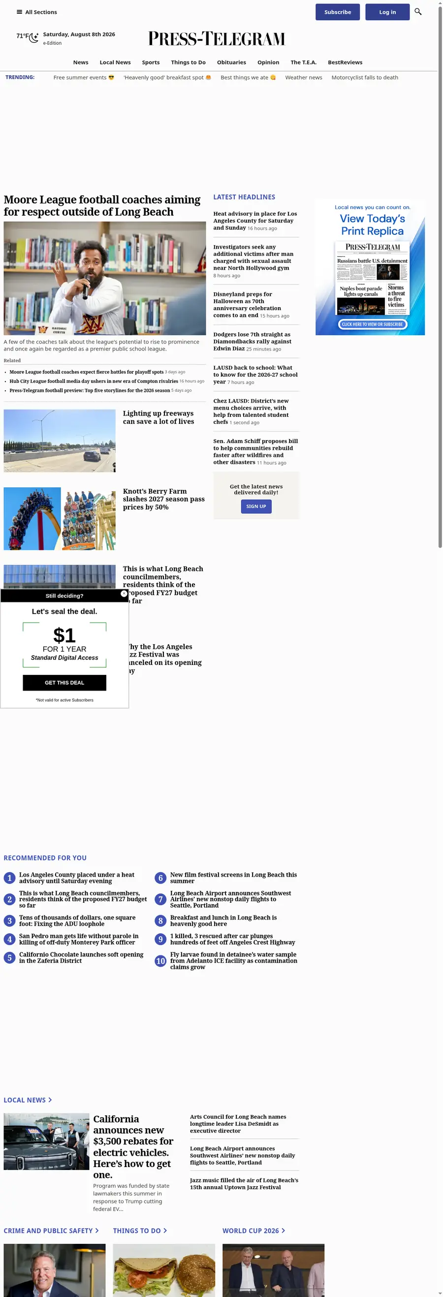 Presstelegram.com önizleme