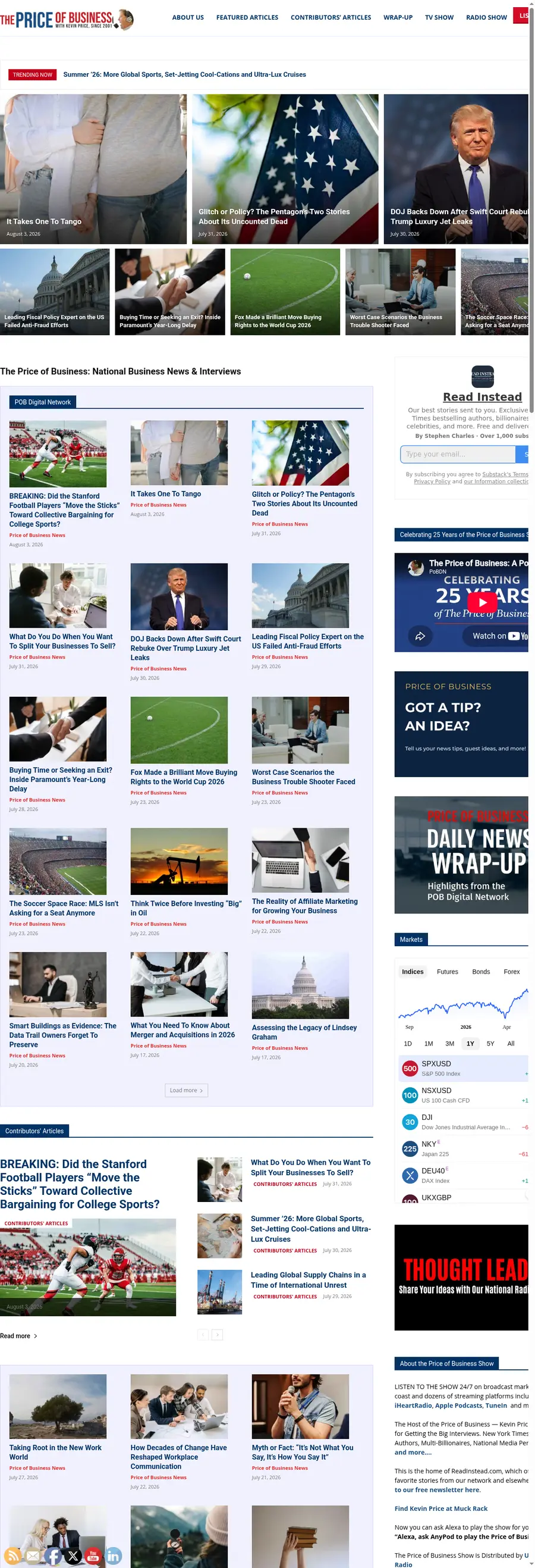 Priceofbusiness.com önizleme