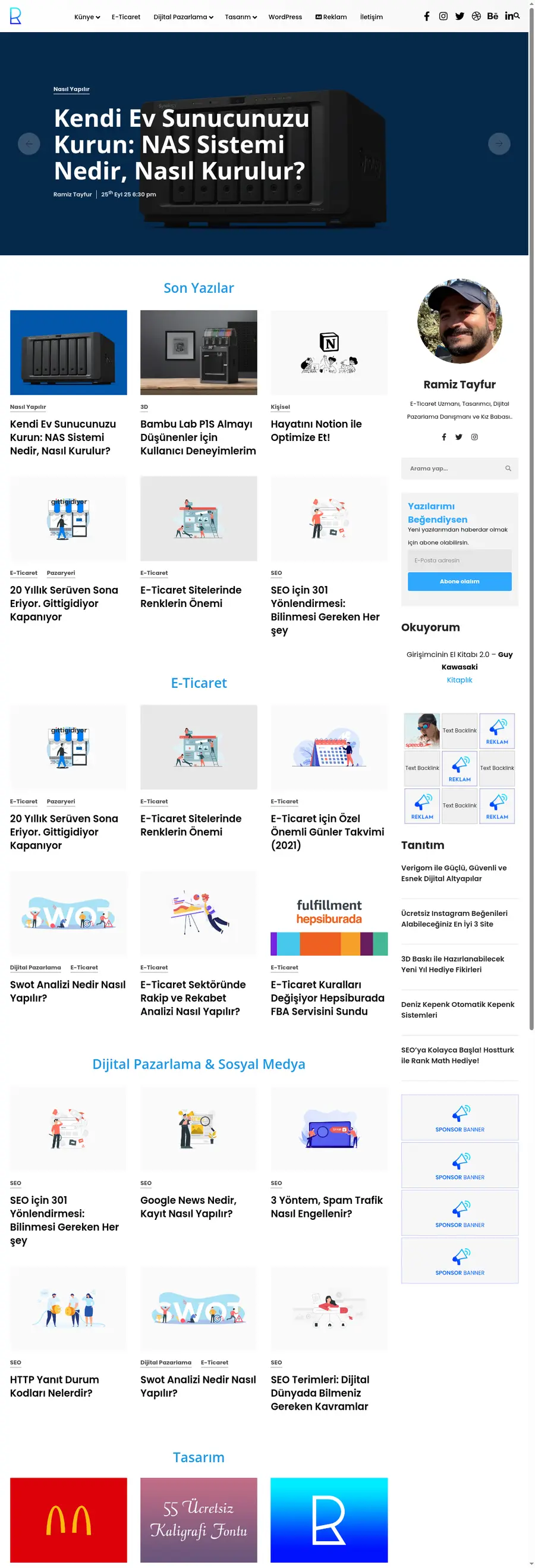Ramiztayfur.com önizleme