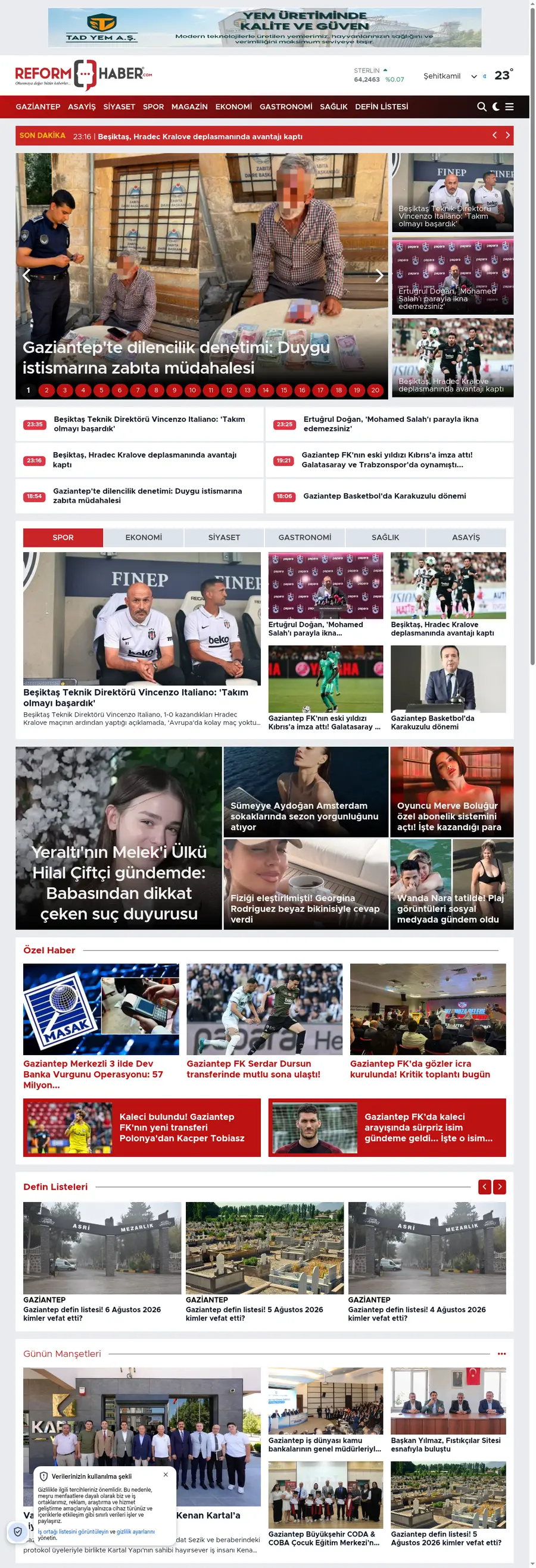 Reformhaber.com önizleme