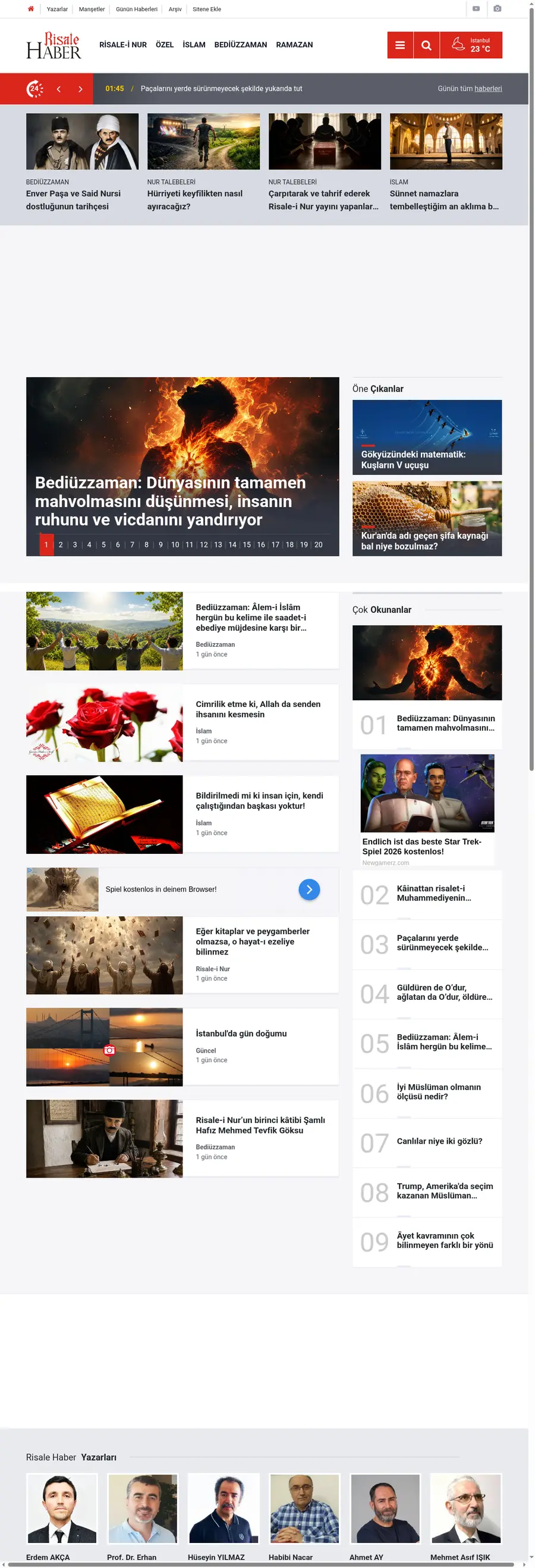 Risalehaber.com önizleme