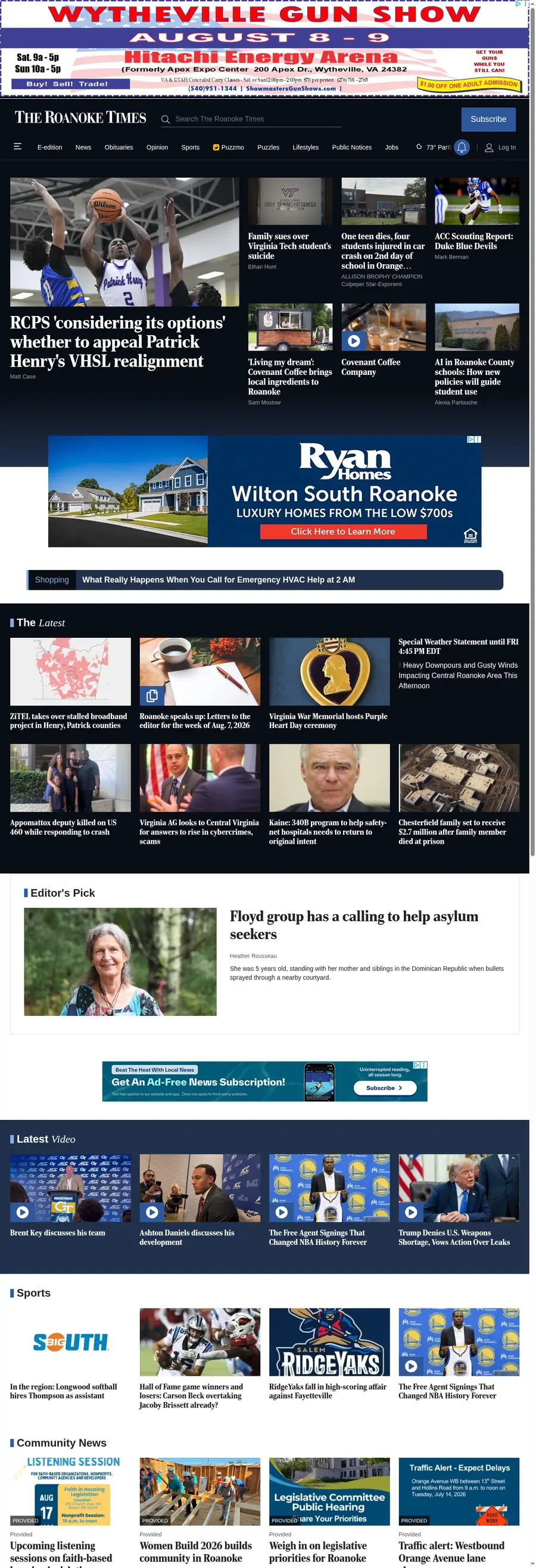 Roanoke.com önizleme