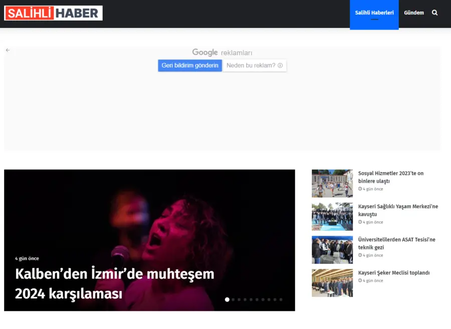 Salihlihaberleri.com önizleme