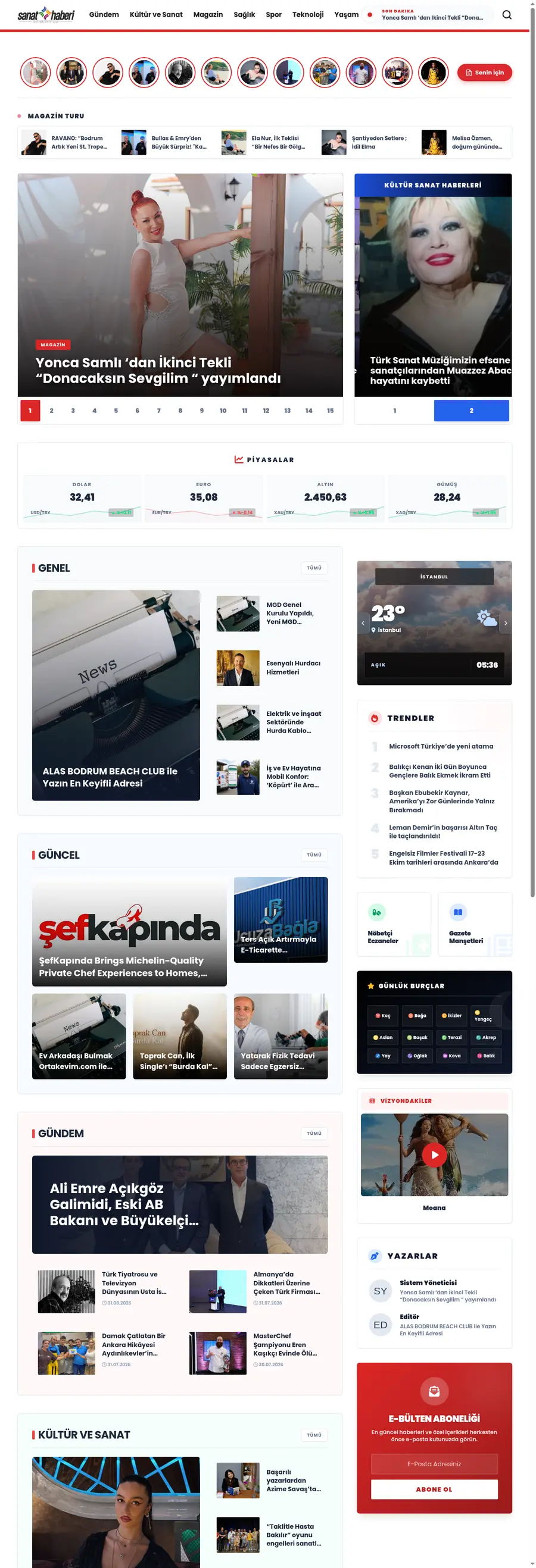 Sanathaberi.com önizleme