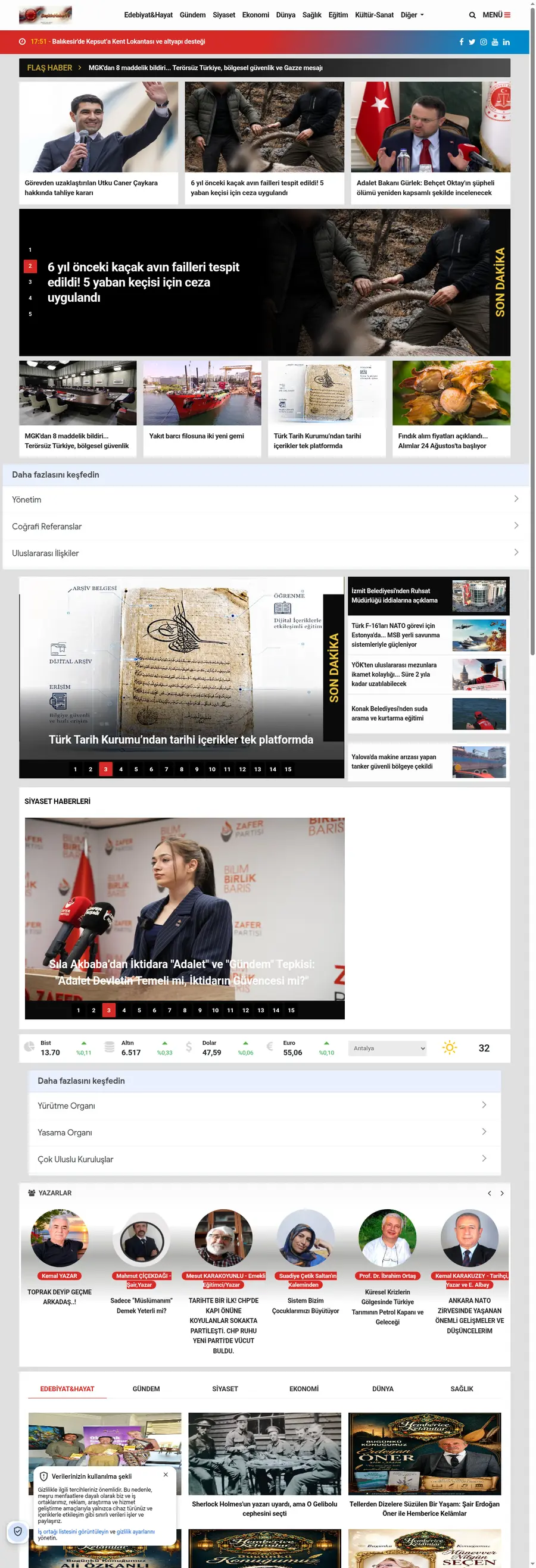 Seckinhabertv.com önizleme