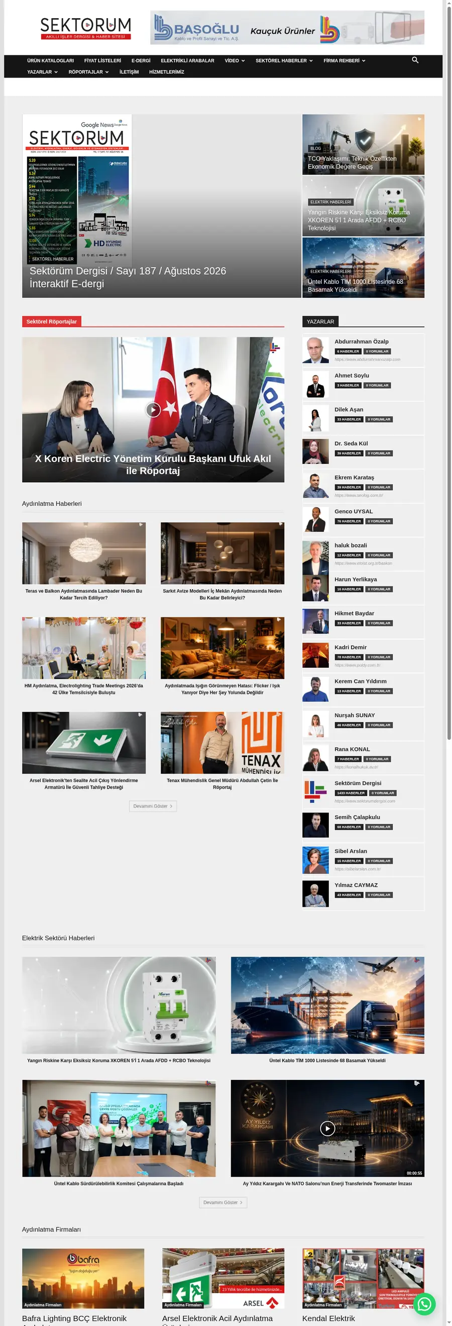 Sektorumdergisi.com önizleme