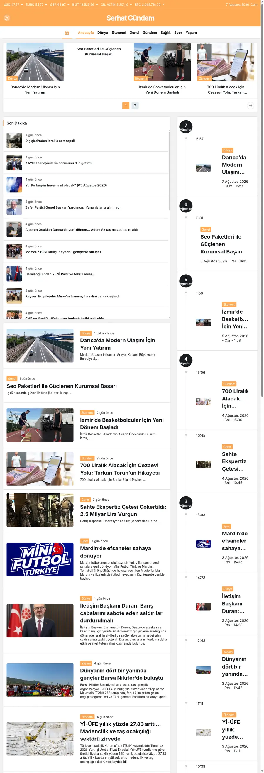 Serhatgundem.com önizleme