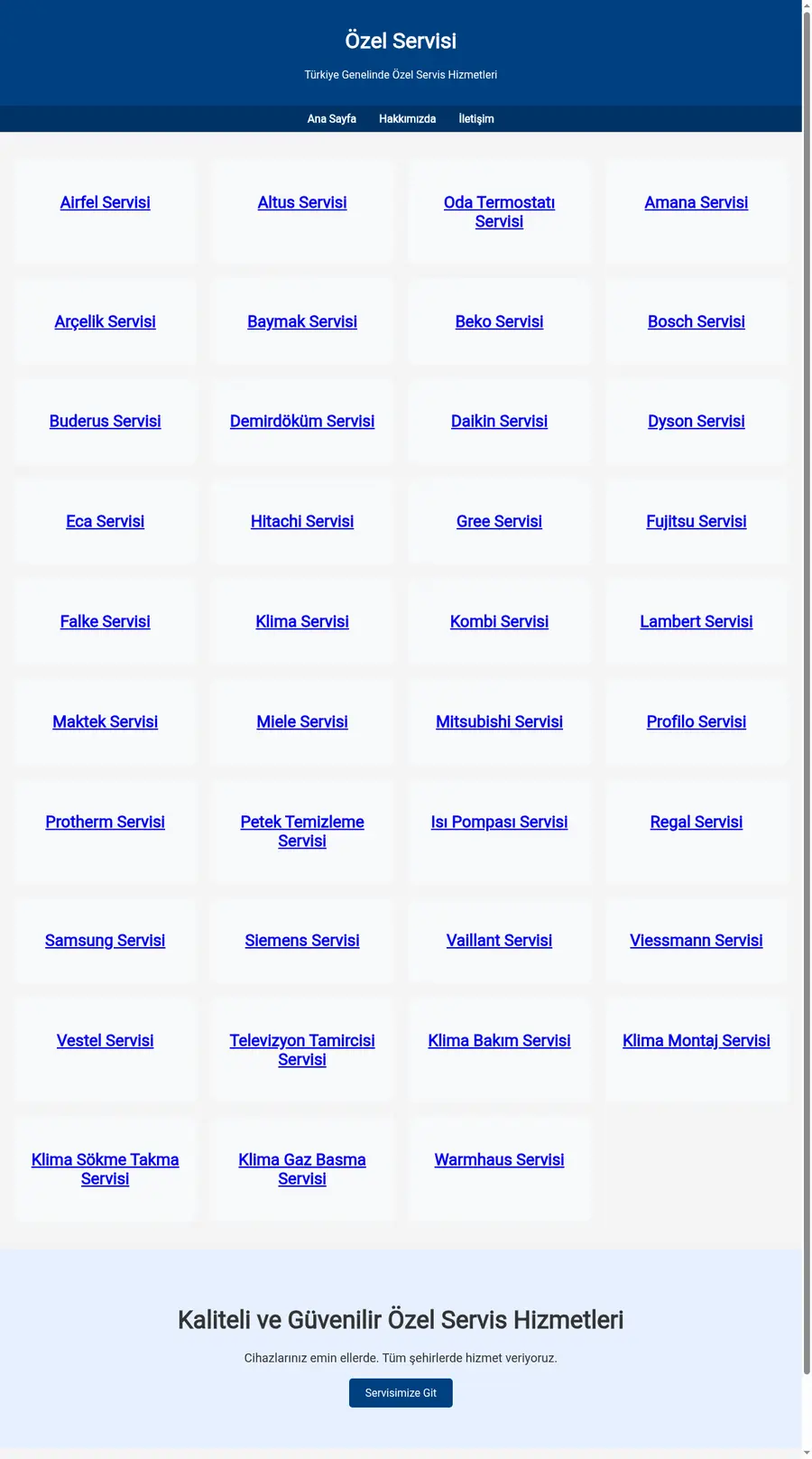 Servisreklam.com.tr önizleme