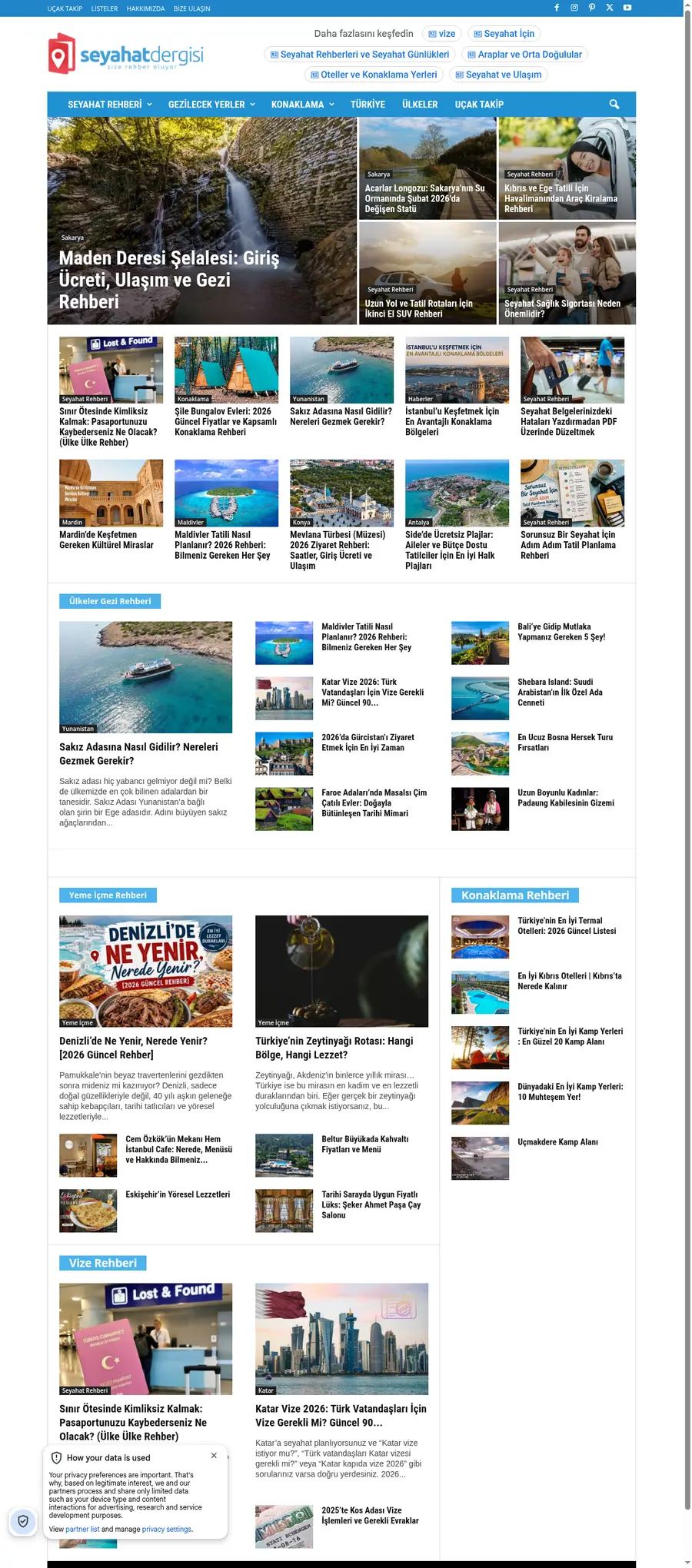 Seyahatdergisi.com önizleme