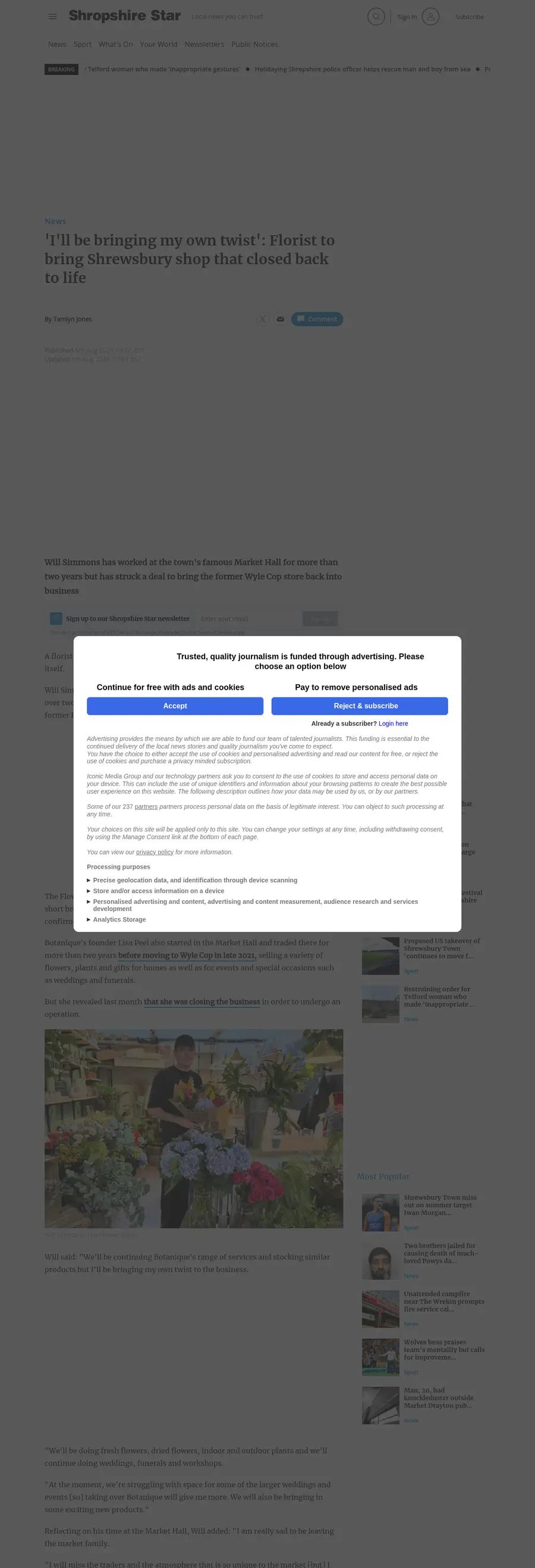 Shropshirestar.com önizleme