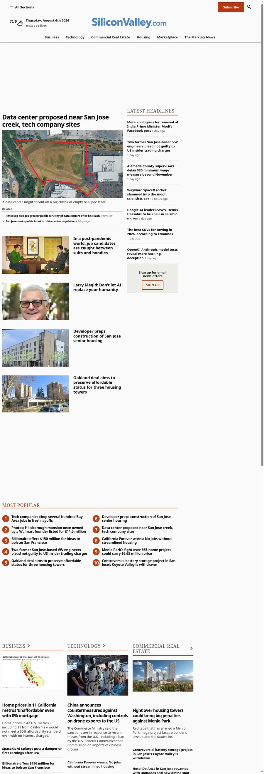 Siliconvalley.com önizleme