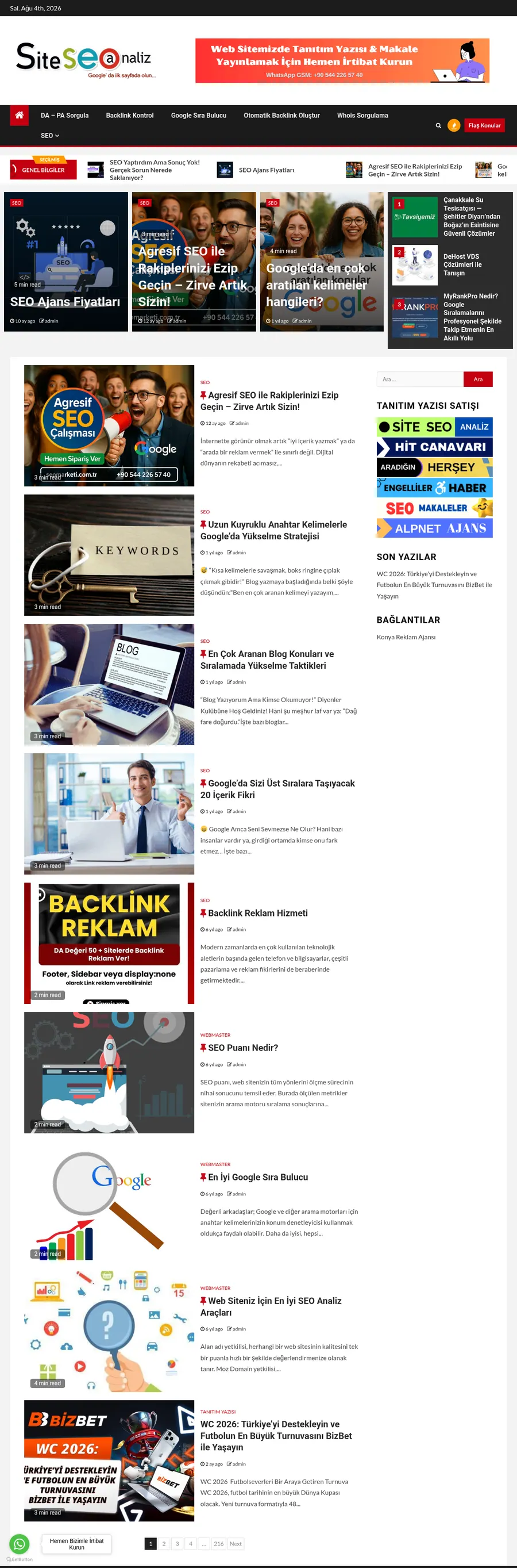 Siteseoanaliz.com önizleme