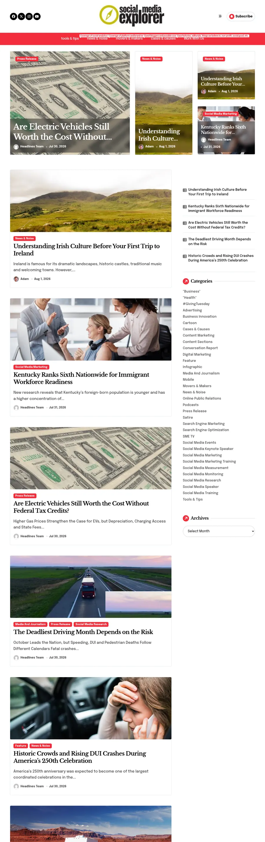 Socialmediaexplorer.com önizleme
