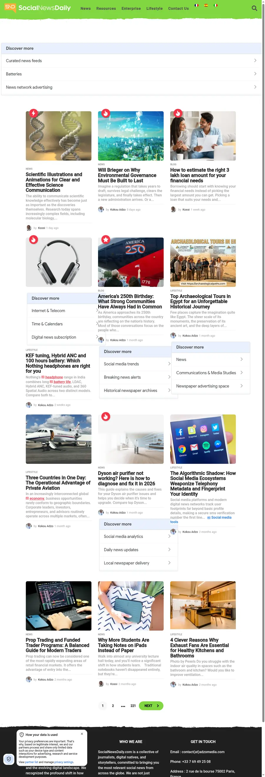 Socialnewsdaily.com önizleme