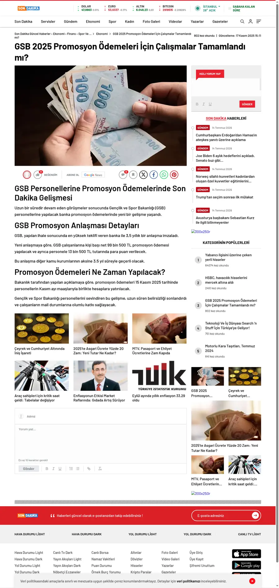 Sondakikahaberler.com.tr önizleme