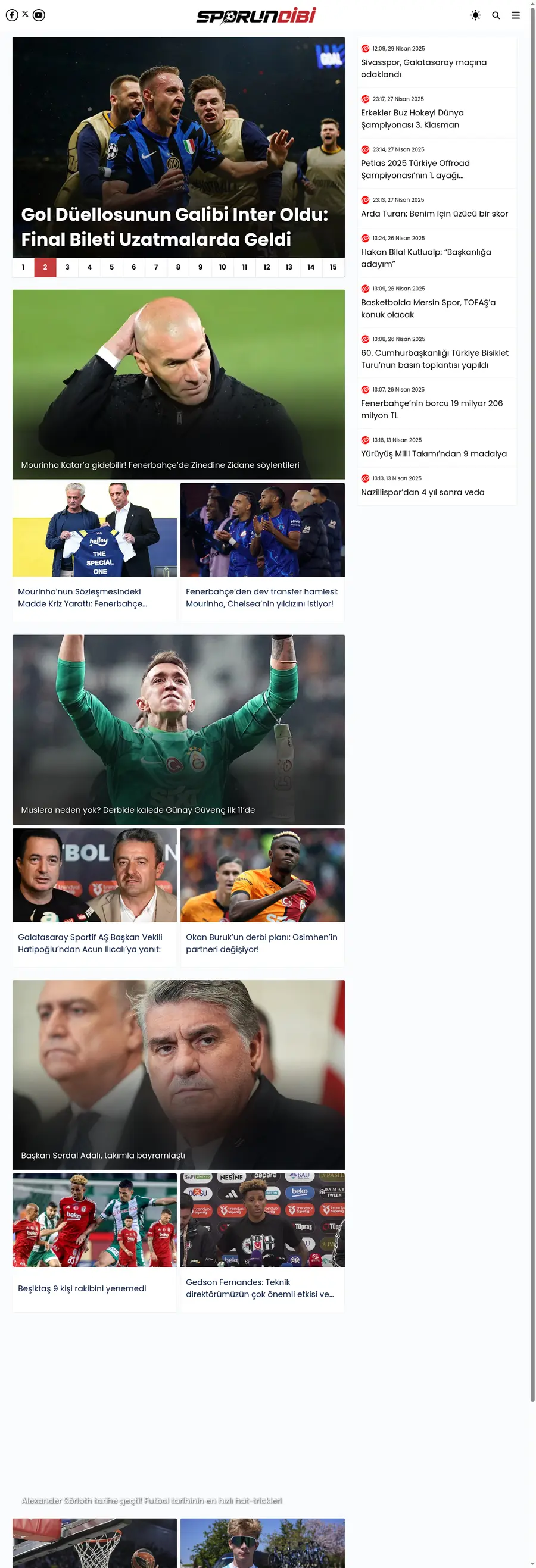 Sporundibi.com önizleme