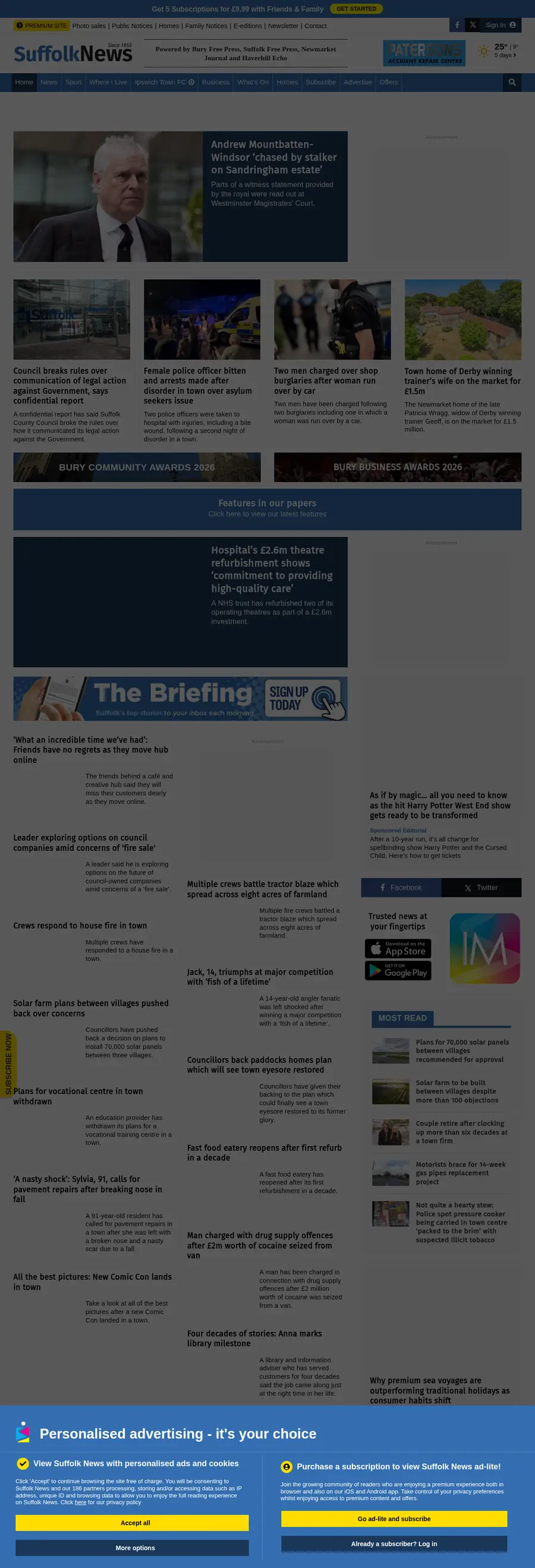Suffolknews.co.uk önizleme