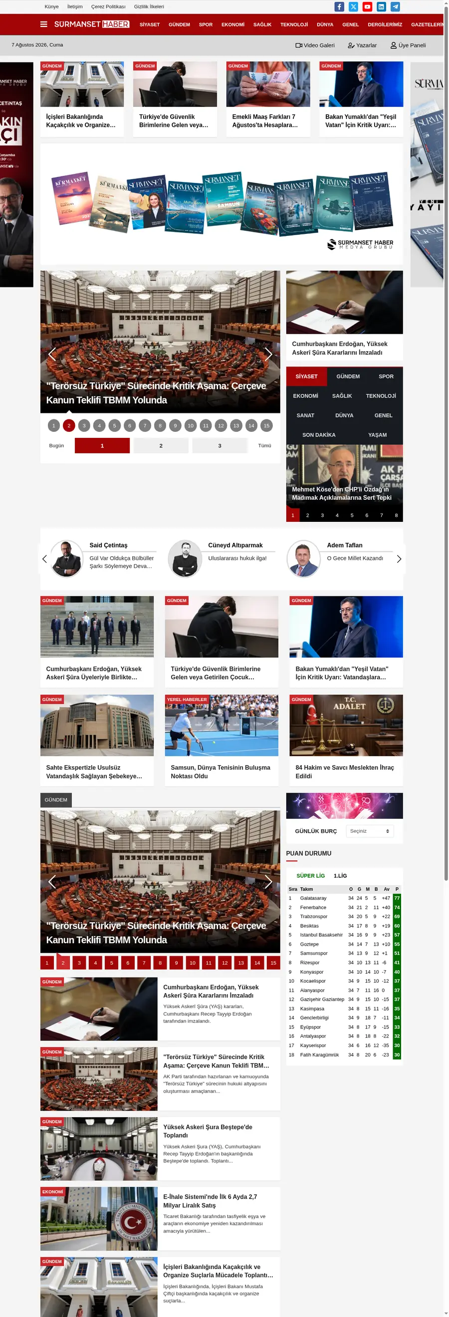 Surmansethaber.net önizleme