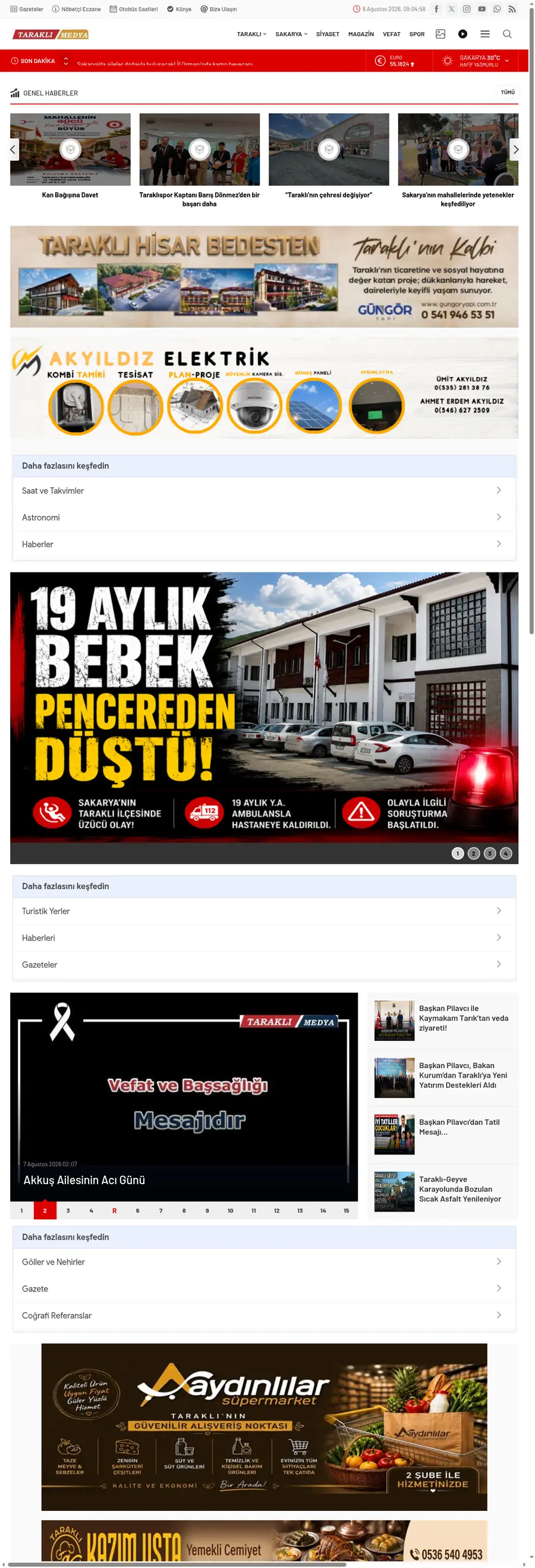 Taraklimedya.com önizleme