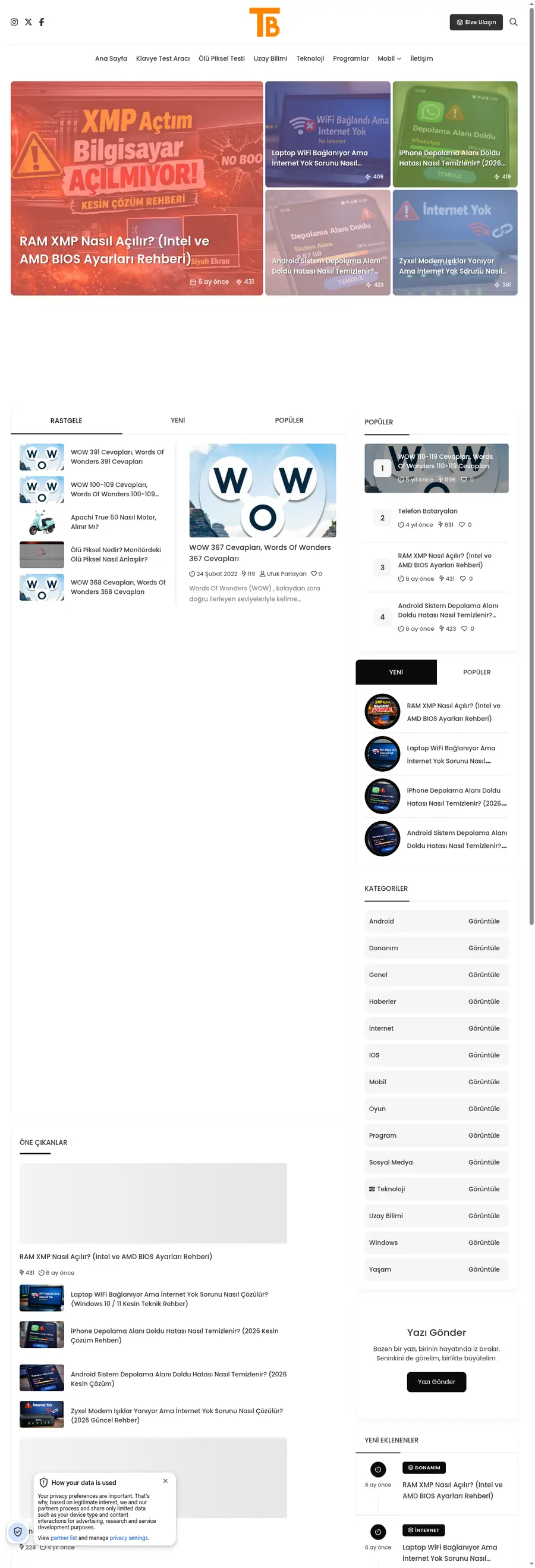 Teknikbilgim.com önizleme
