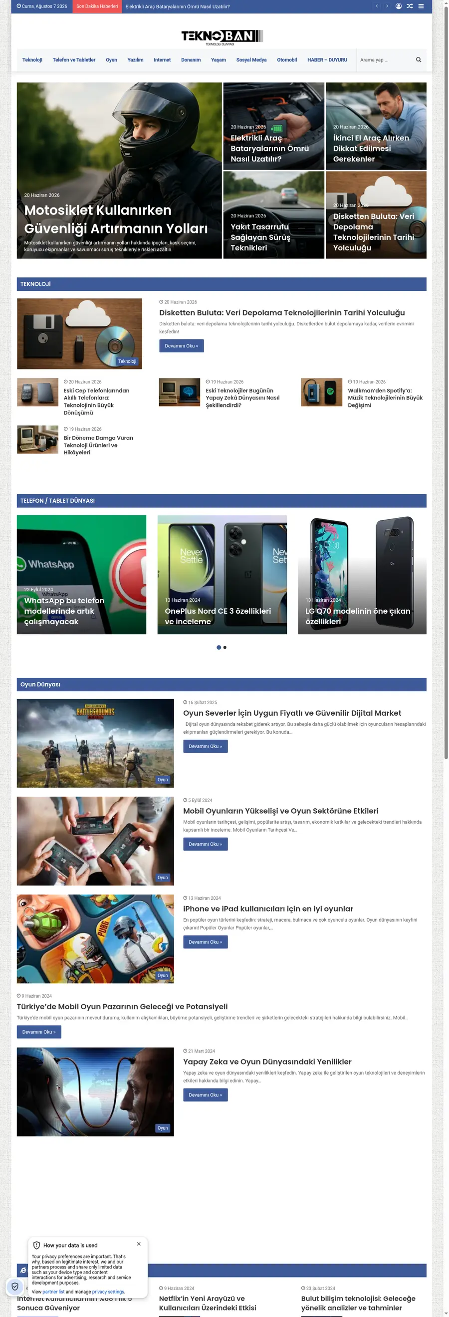 Teknoban.net önizleme