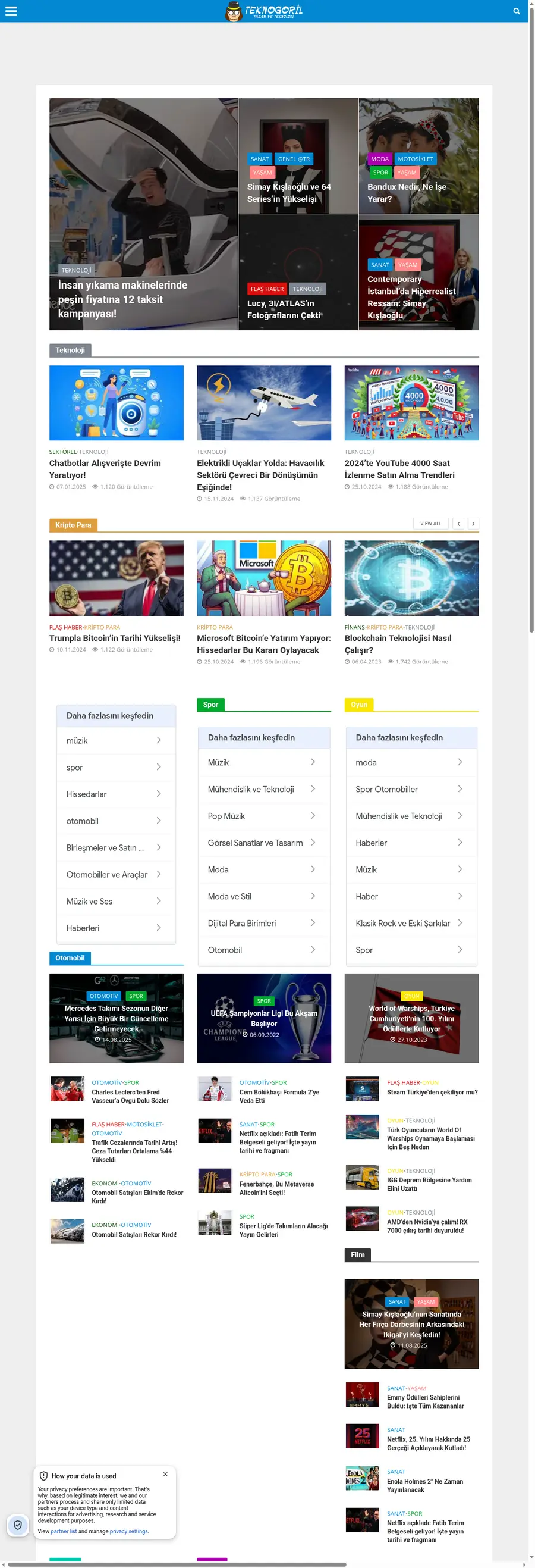 Teknogoril.com önizleme