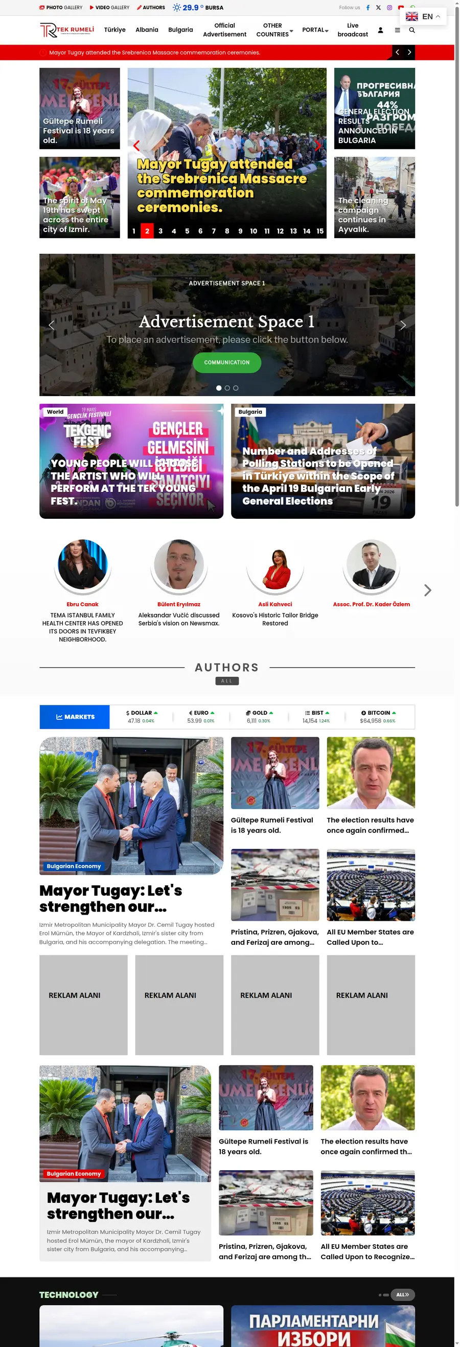 Tekrumelihaber.com önizleme