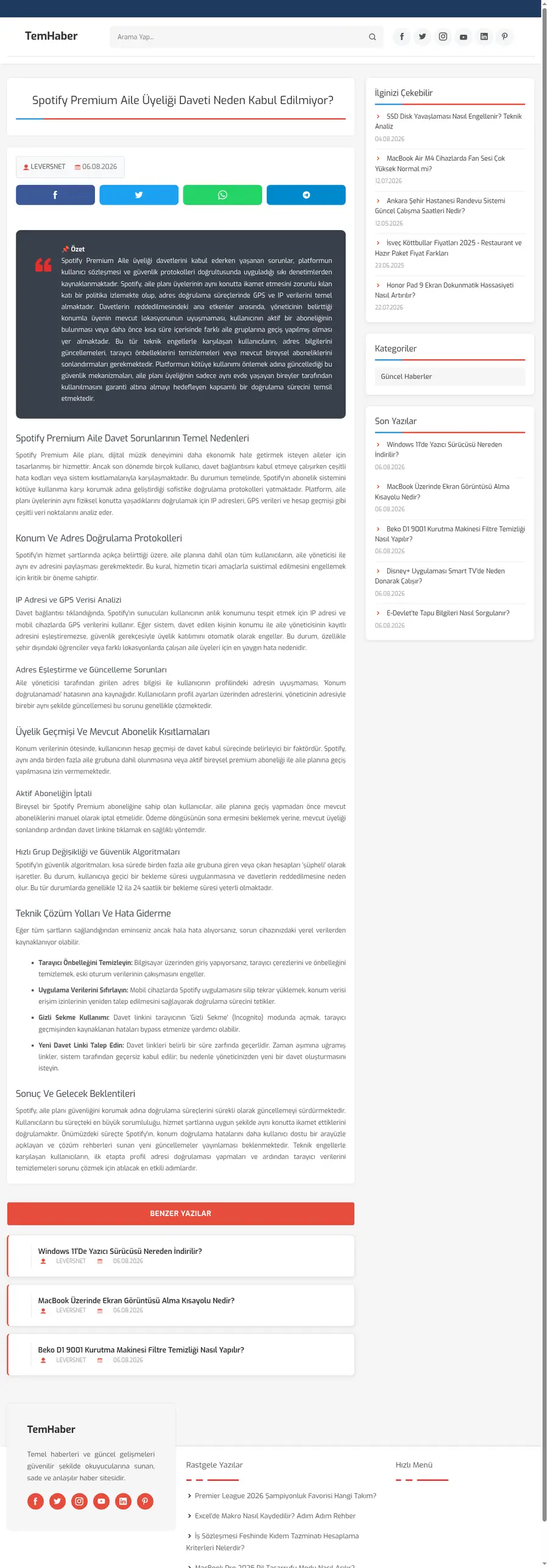 Temhaber.com.tr önizleme