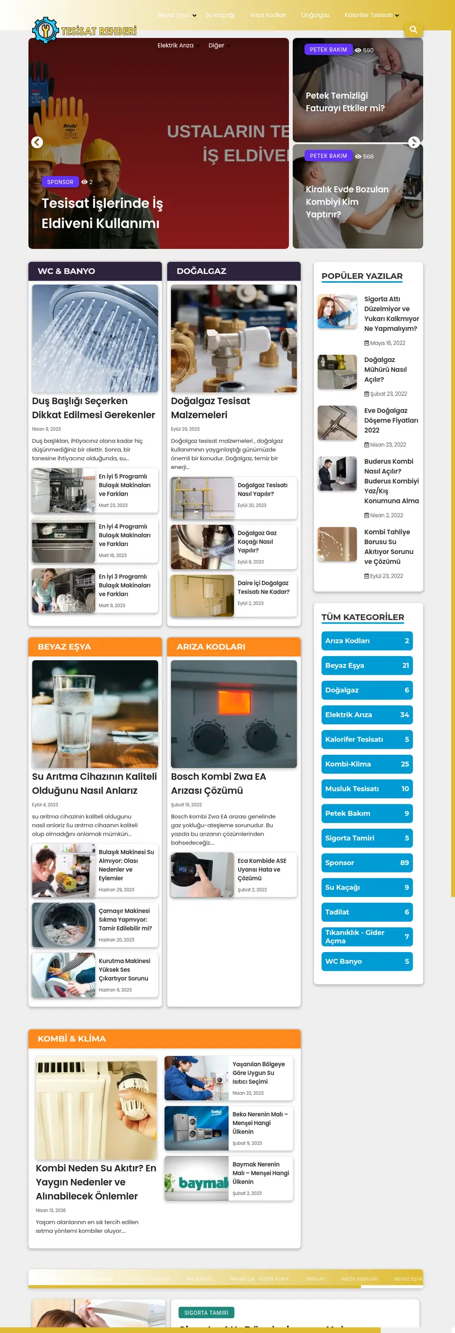 Tesisatrehberi.com önizleme