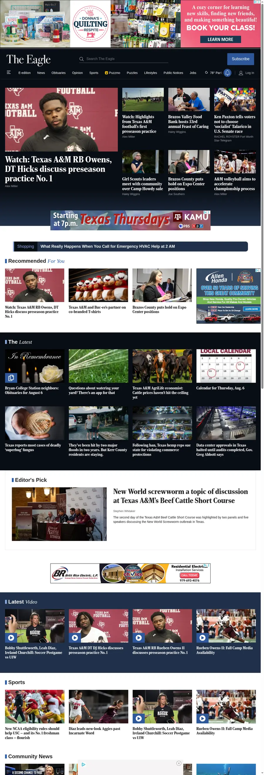Theeagle.com önizleme
