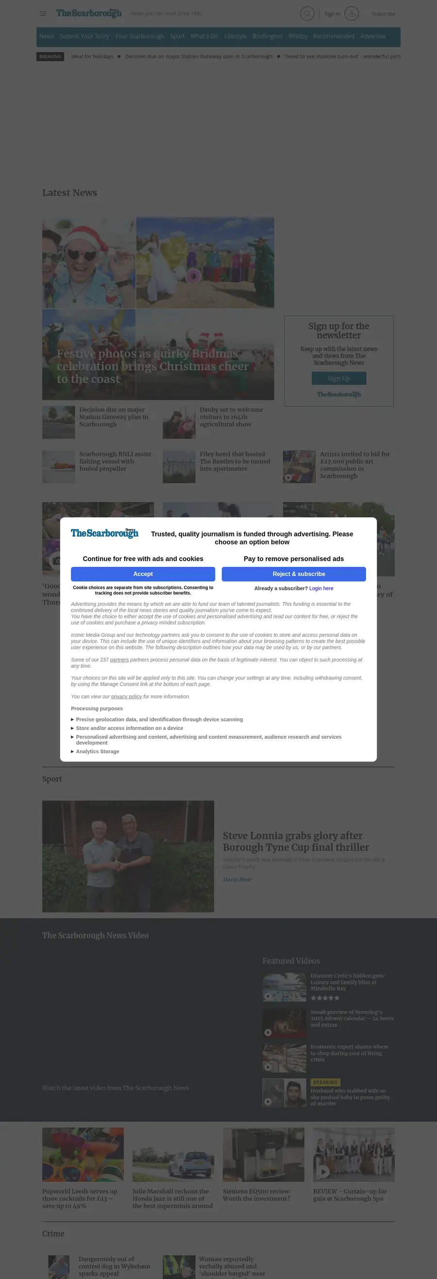 Thescarboroughnews.co.uk önizleme