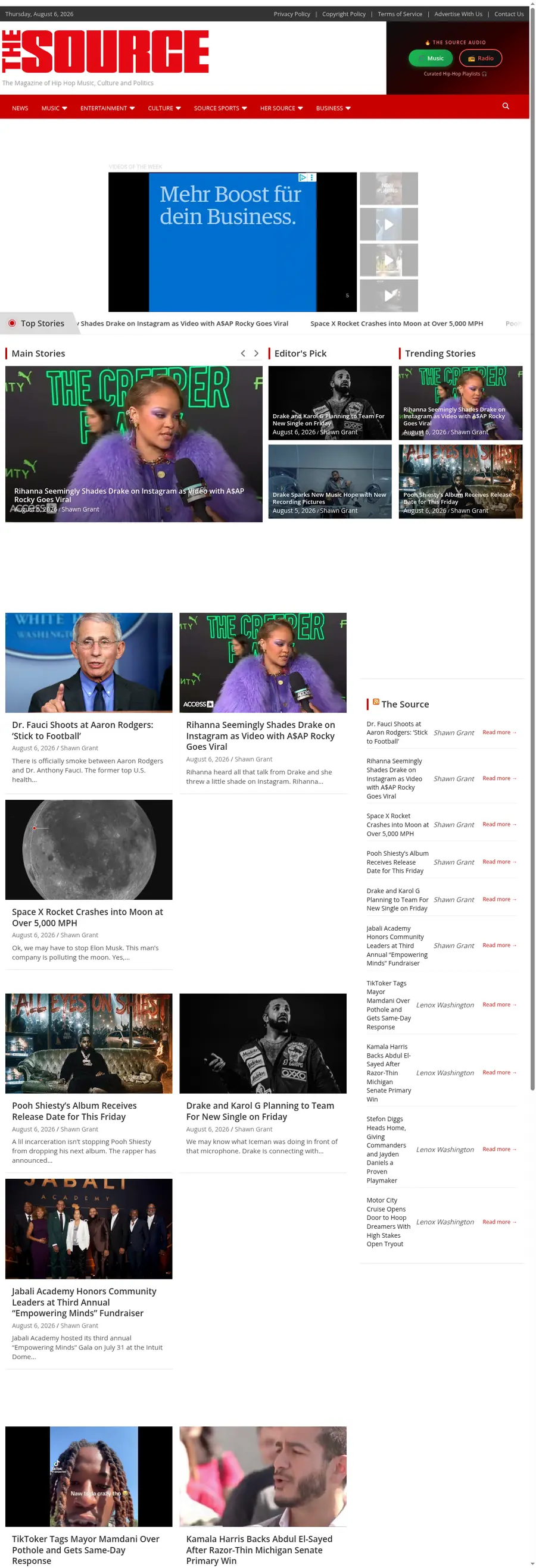 Thesource.com önizleme