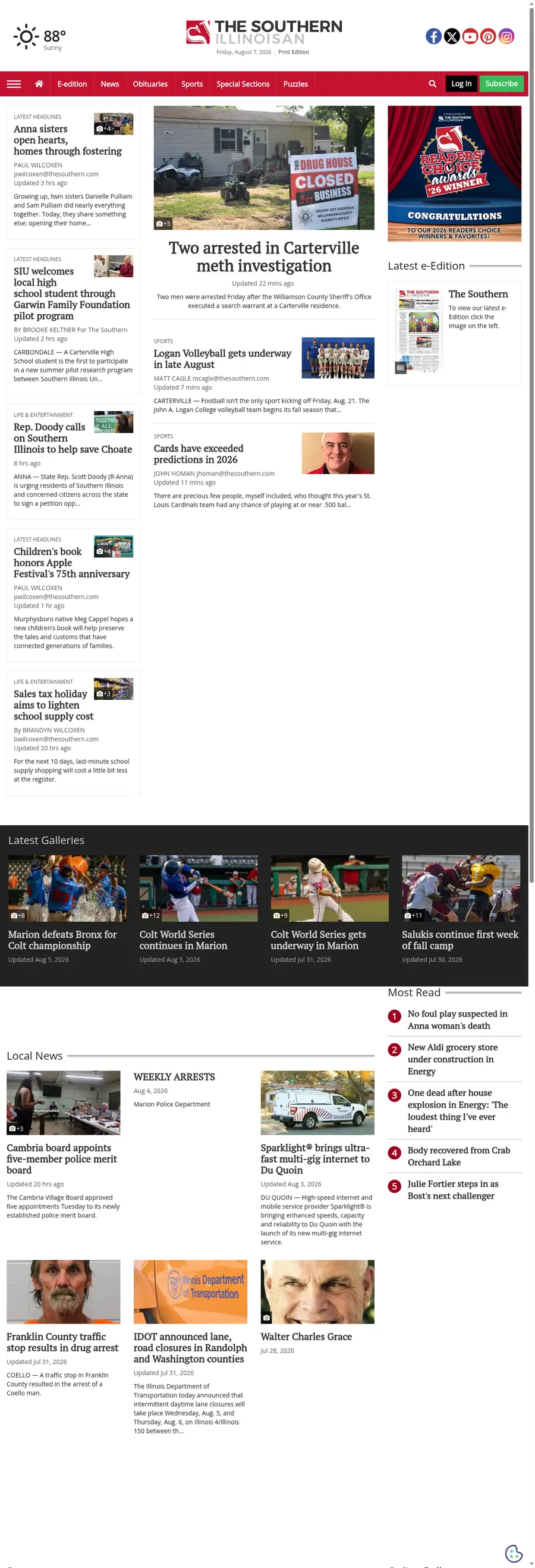 Thesouthern.com önizleme