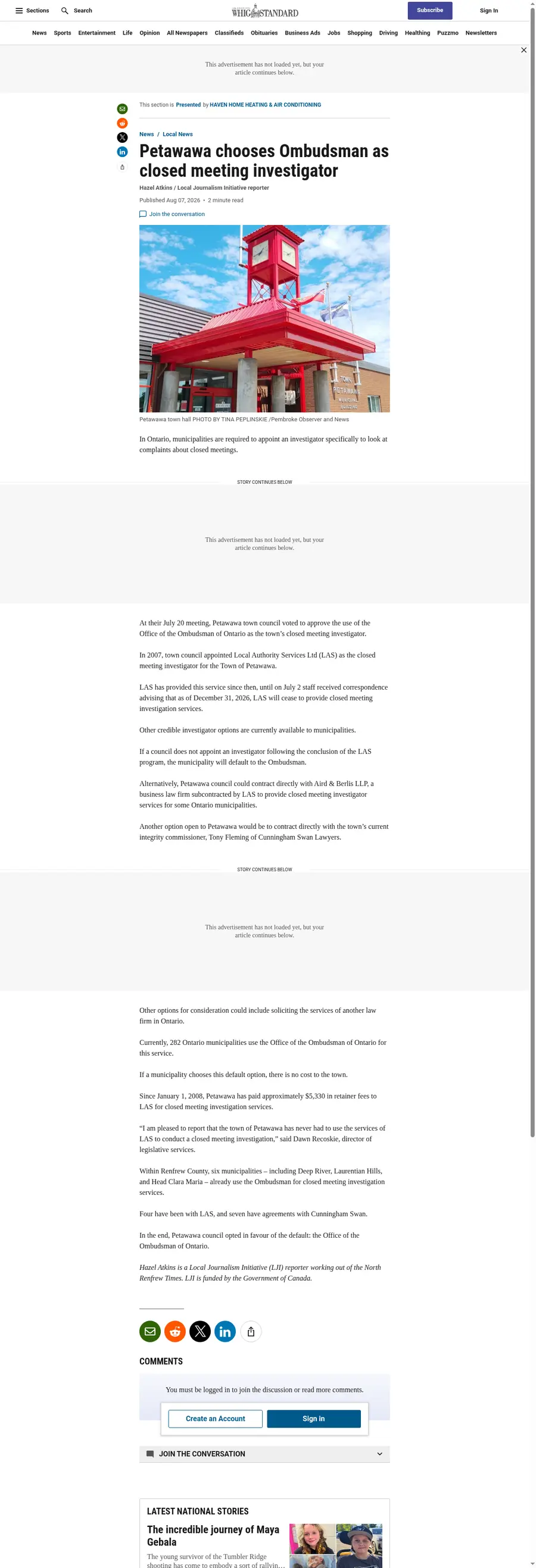 Thewhig.com önizleme