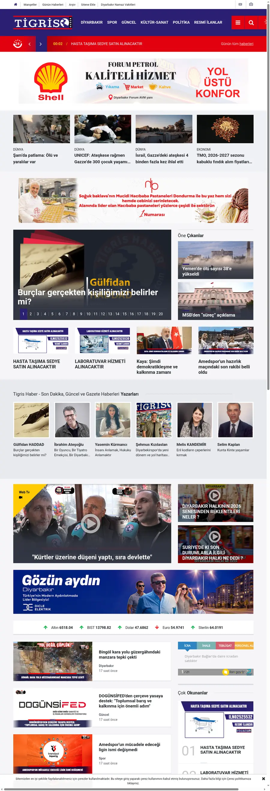 Tigrishaber.com önizleme