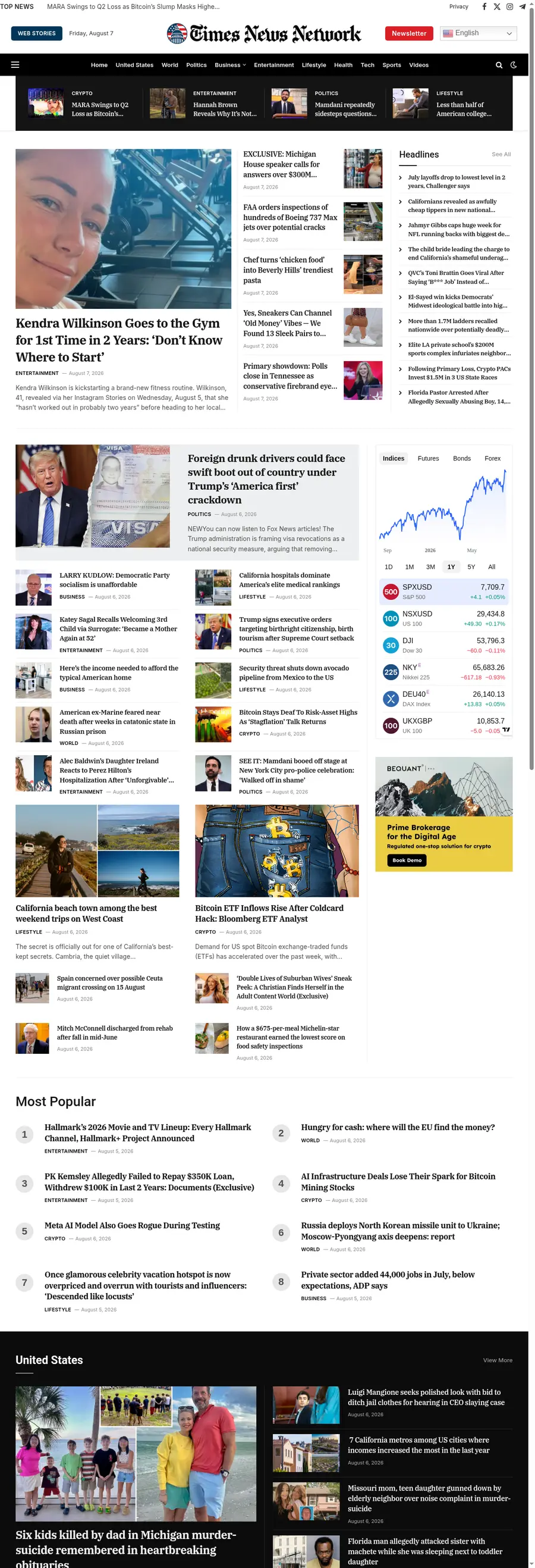 Timesnewsnetworks.com önizleme