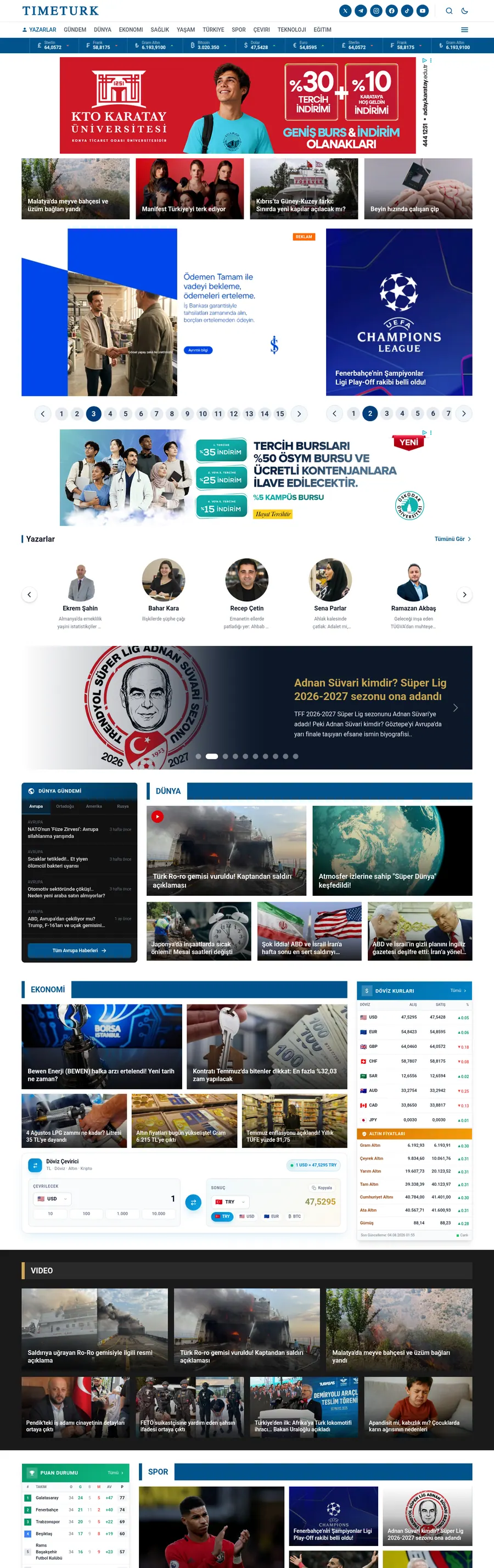 Timeturk.com önizleme