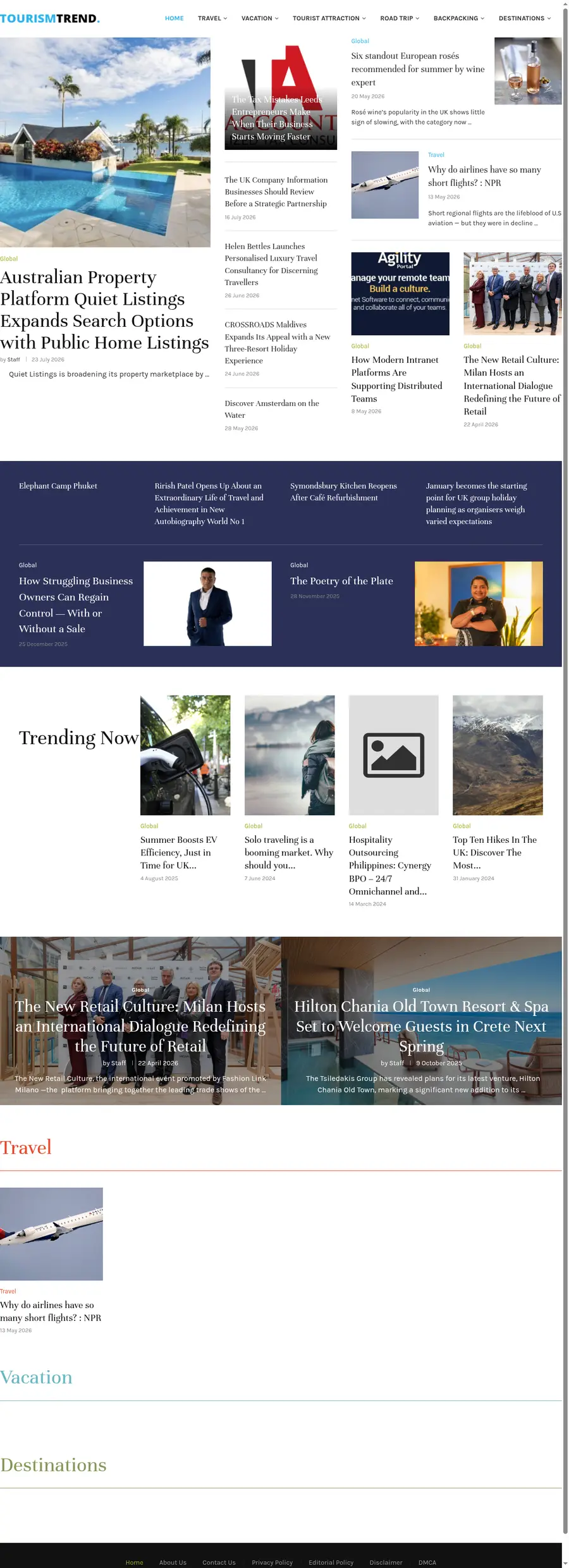 Tourism-trends.co.uk önizleme