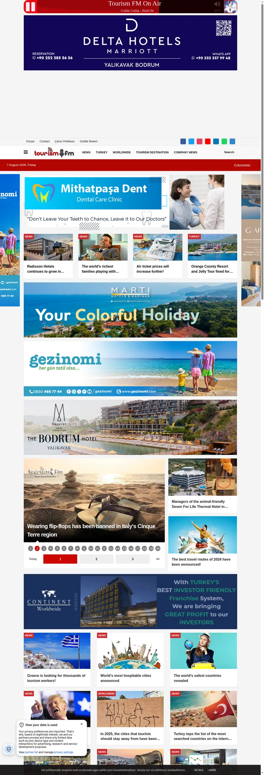 Tourismfm.net önizleme