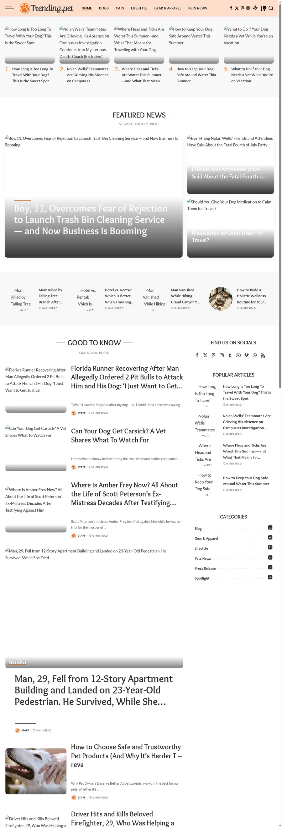 Trending.pet önizleme