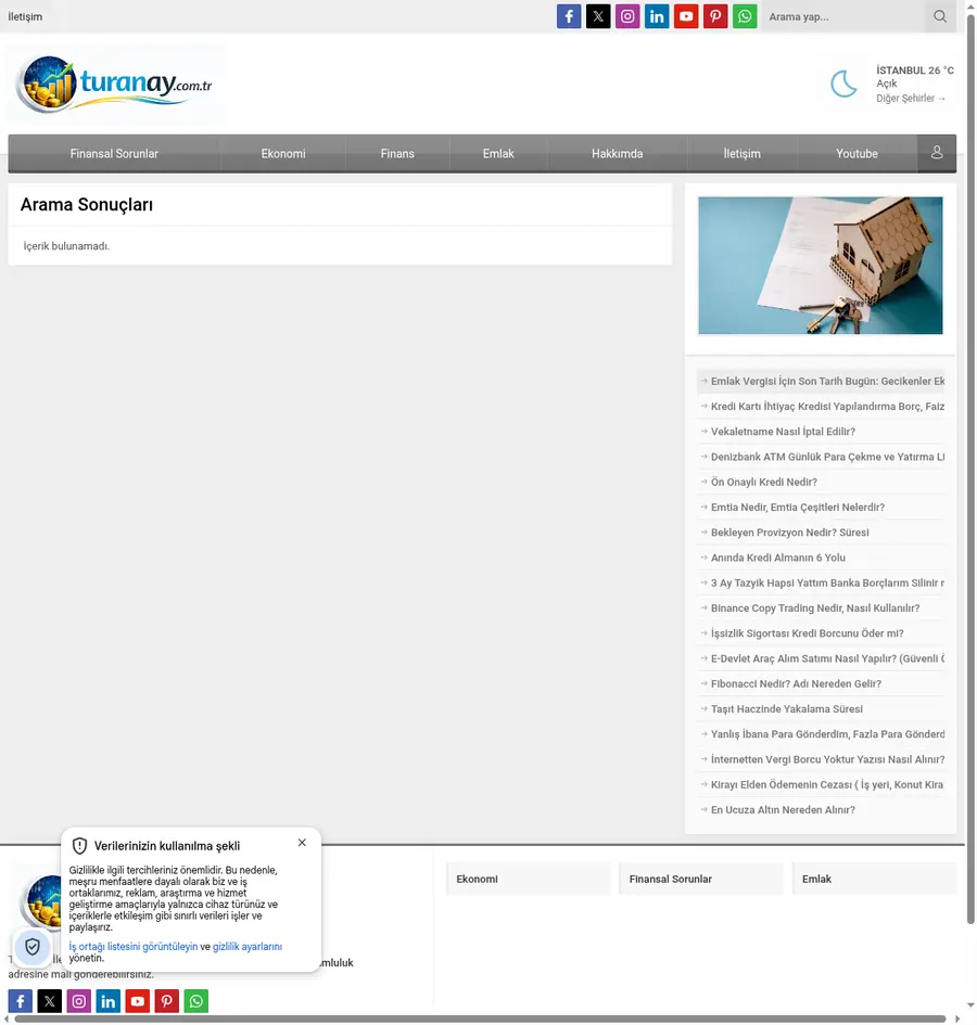 Turanay.com.tr önizleme